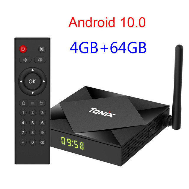 Tx6s Tv  Box H616 Quad-core Android 10.0 WiFi Allwinner Smart Tv  Box 4+64G_Eu plug