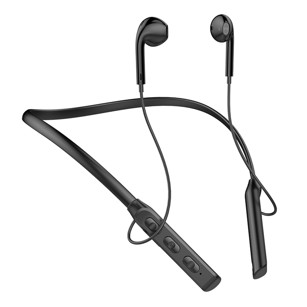5.0 Magnetic Wireless  Earphone Bluetooth-compatible Sport Wireless Headset Earphone Earbuds black