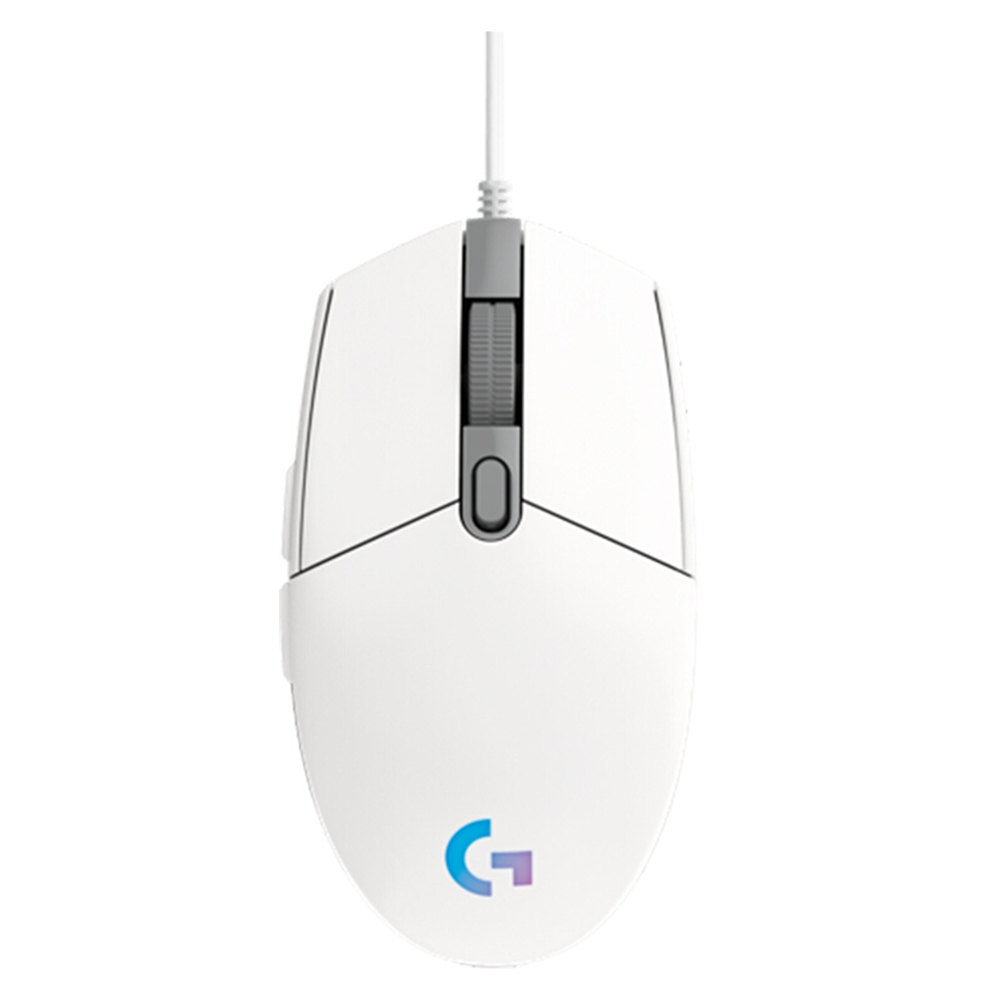 Logitech G102 Gaming Wired Mouse 200-8000dpi 6 Button Optical Mouse for Windows 7 White