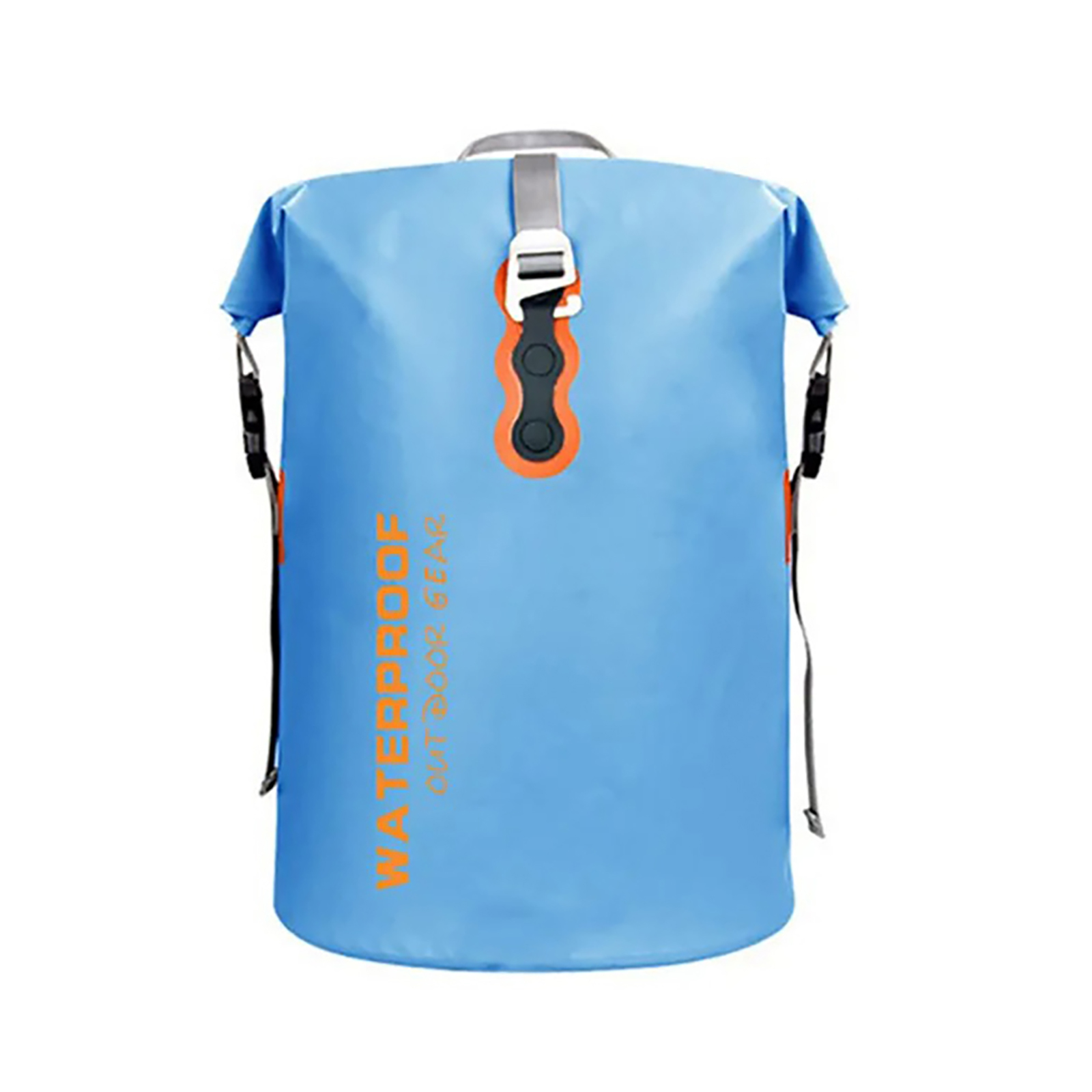 30L Outdoor Swimming Packing Waterproof Trekking Bag Sports Backpack Camping Equipment For Kayaking, Boating, Surfing, Fishing, Rafting, Swimming, Hiking E Blue-WATERPROOF