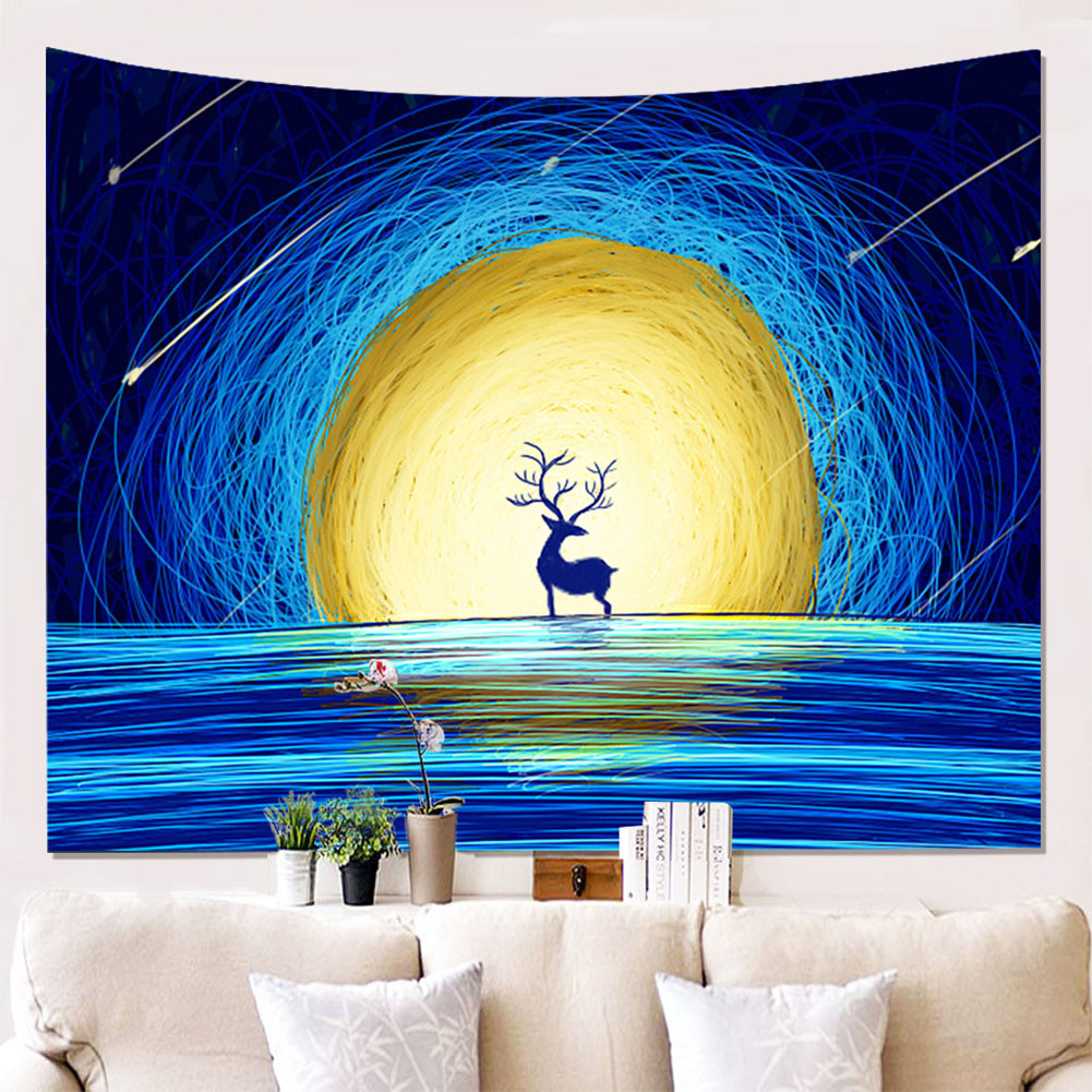 Christmas Home Printed Hanging Tapestry Wall Decoration Carpet Tapestry  L181128-G3_150*100cm