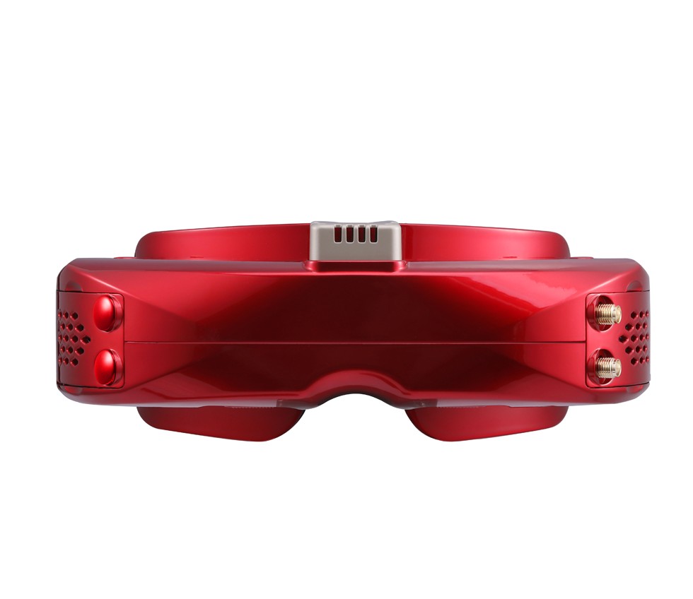 SKYZONE SKY04X OLED 5.8GHz 48CH Steadyview Receiver 1280X960 OLED Display FPV Goggles Support DVR With Head Tracker Fan For RC Racing Drone red