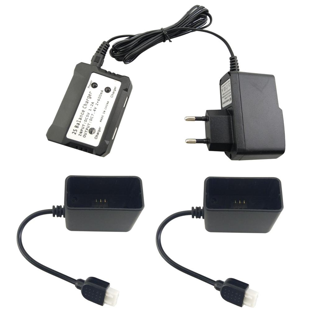 Wholesale EU Battery Balance Charger 3 in 1 Charging Cable Adapter for