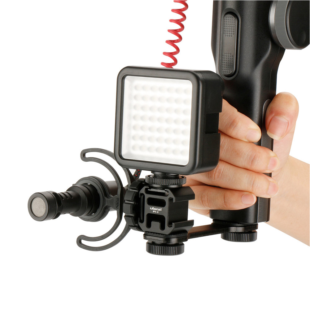 Wholesale Ulanzi 3heads Hot Shoe Mount Adapter Mobile Phone Stabilizer