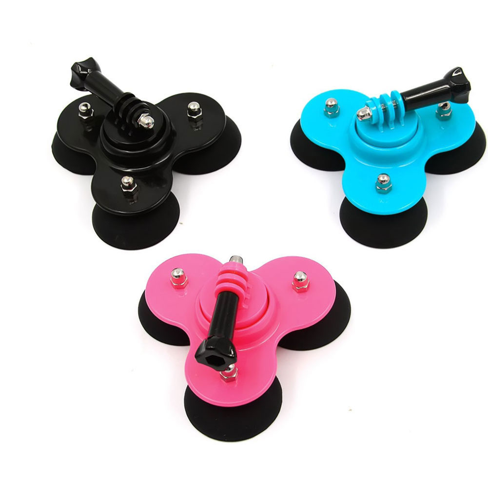 Camera Holder Bracket Gopro Sports Camera Accessories HERO 5/4/3+ Low Angle Small Chuck for Ant SJ400 Blue