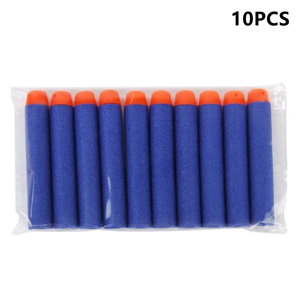 10 Pcs/bag 7.2cm Hollow  Head  Soft  Darts  Toy For Nerf N-strike Elite Series Blasters 10pcs/bag
