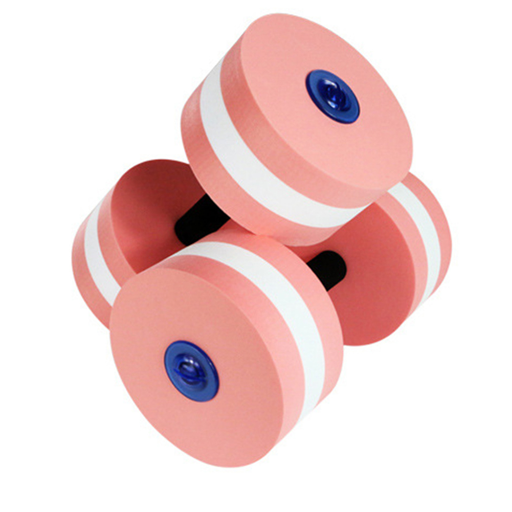 2PCS Water Aerobics Dumbbells Swimming Training EVA Dumbbells Pool Resistance Fitness Barbells
