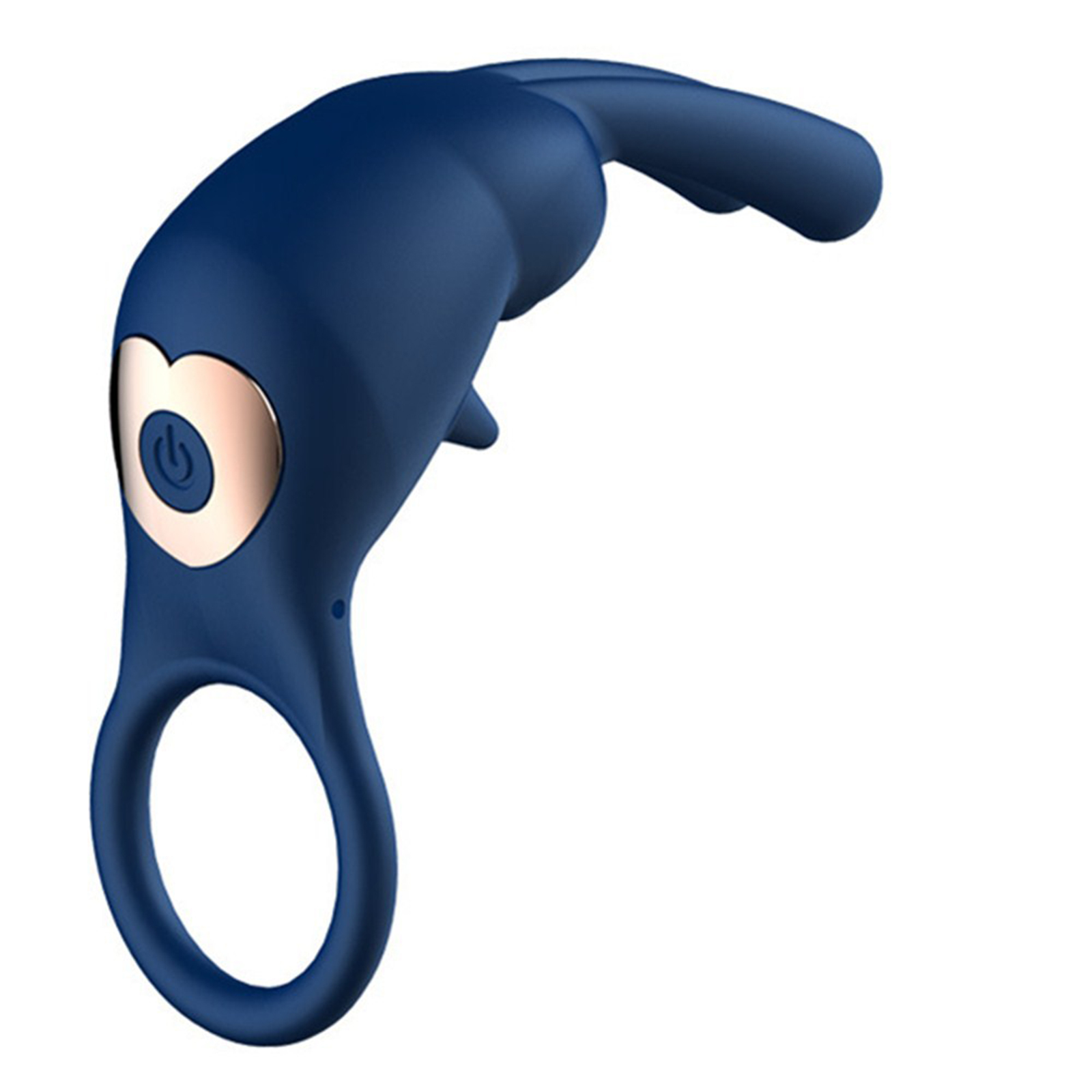 Elastic Delay Ring Vibrating Cock Stretchy Intense Clit Stimulation 10 Modes Couple Sexy Toy Premature Ejaculation Lock Vibrator blue