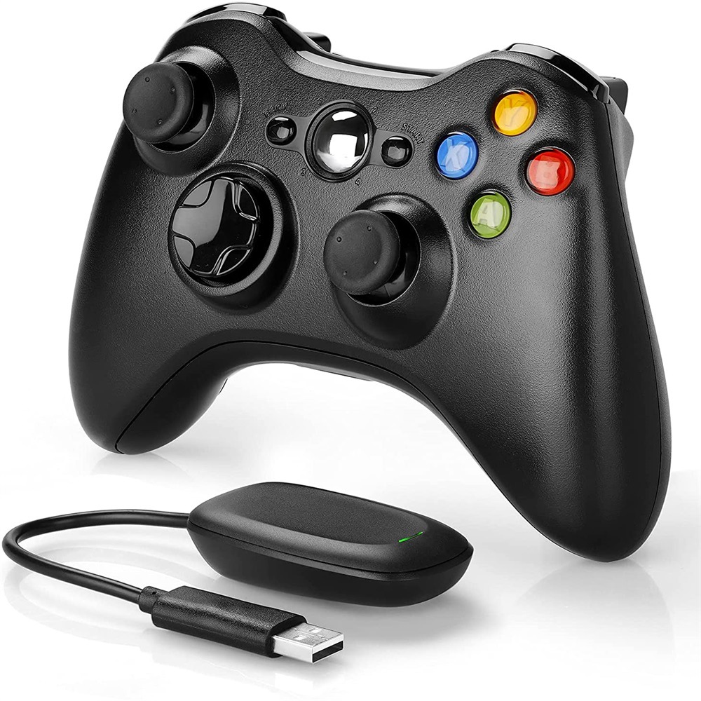 Wireless Controller Compatible for Xbox 360 Pc with Dual-Vibration Turbo