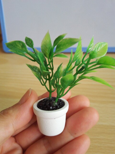 MINI dollhouse miniature furniture accessories decoration pot plant
