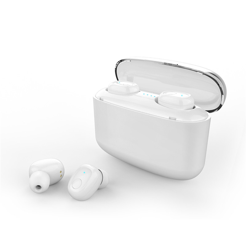 G5S Wireless Bluetooth 5.0 Headphone 6D Lossless Noise Reduction Stereo Headset White lights show both ears