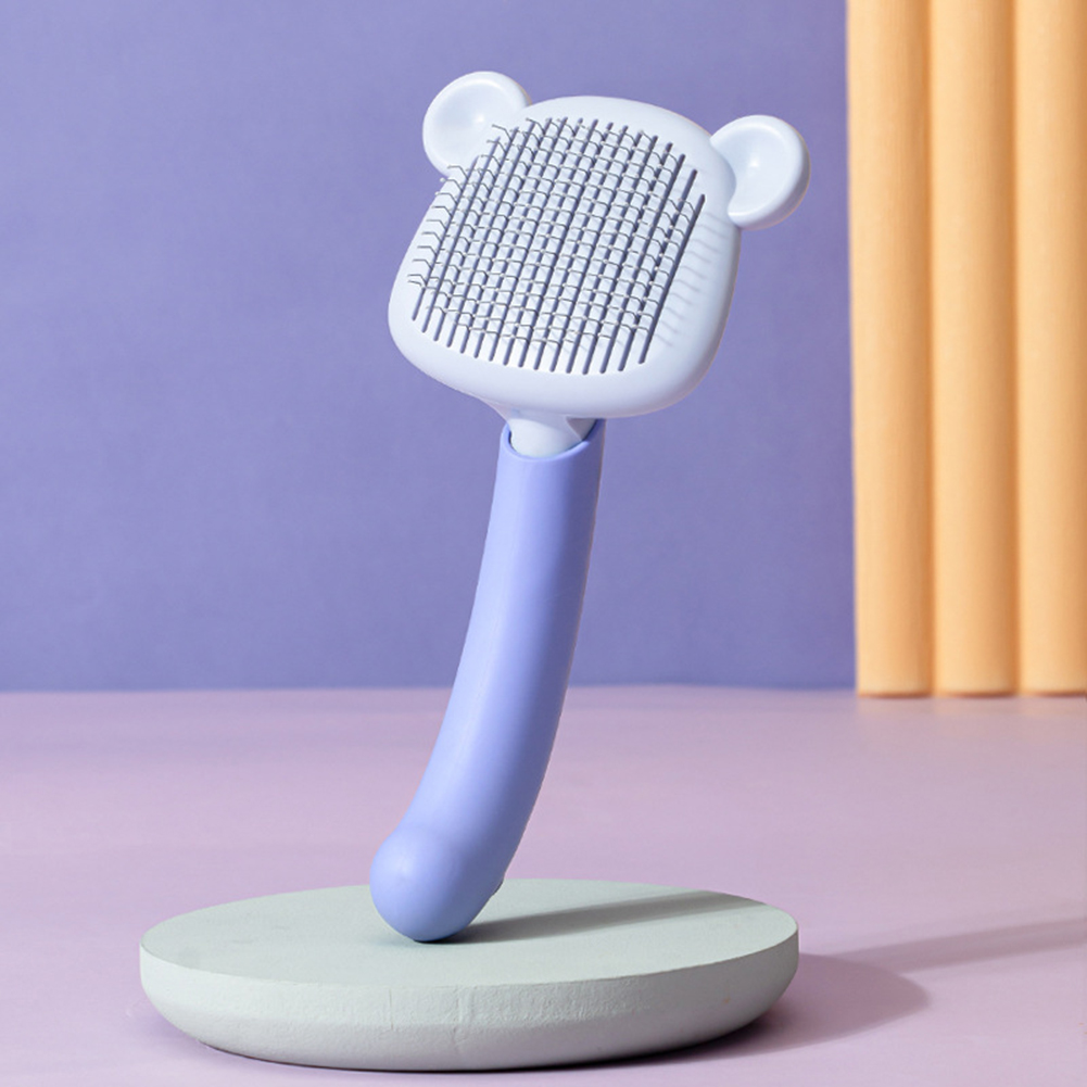 Pet Dog Hair Removal Brush Massage Self Cleaning Deshedding Grooming Brush 