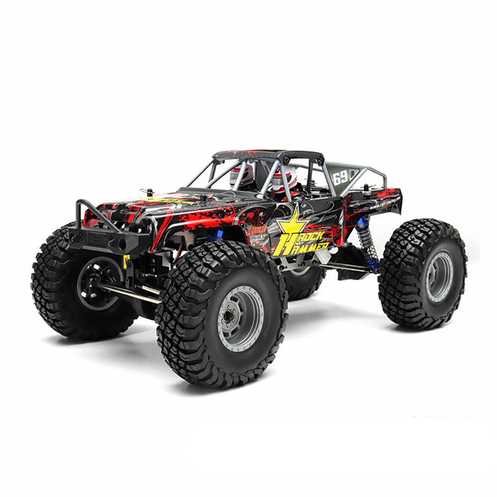 RGT 18000 Rc Car 1:10 4wd Off Road Rock Crawler 4x4 Electric Power Waterproof Hobby Rock Hammer Rr-4 Truck Toys For Kids red