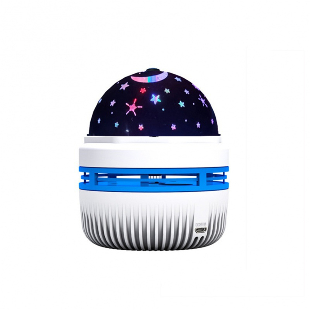 Novelty USB Charging RGB Projector  Lamp Automatically Rotating Led Night Light For Home Children Bedroom Decoration Magic Lights White starry sky