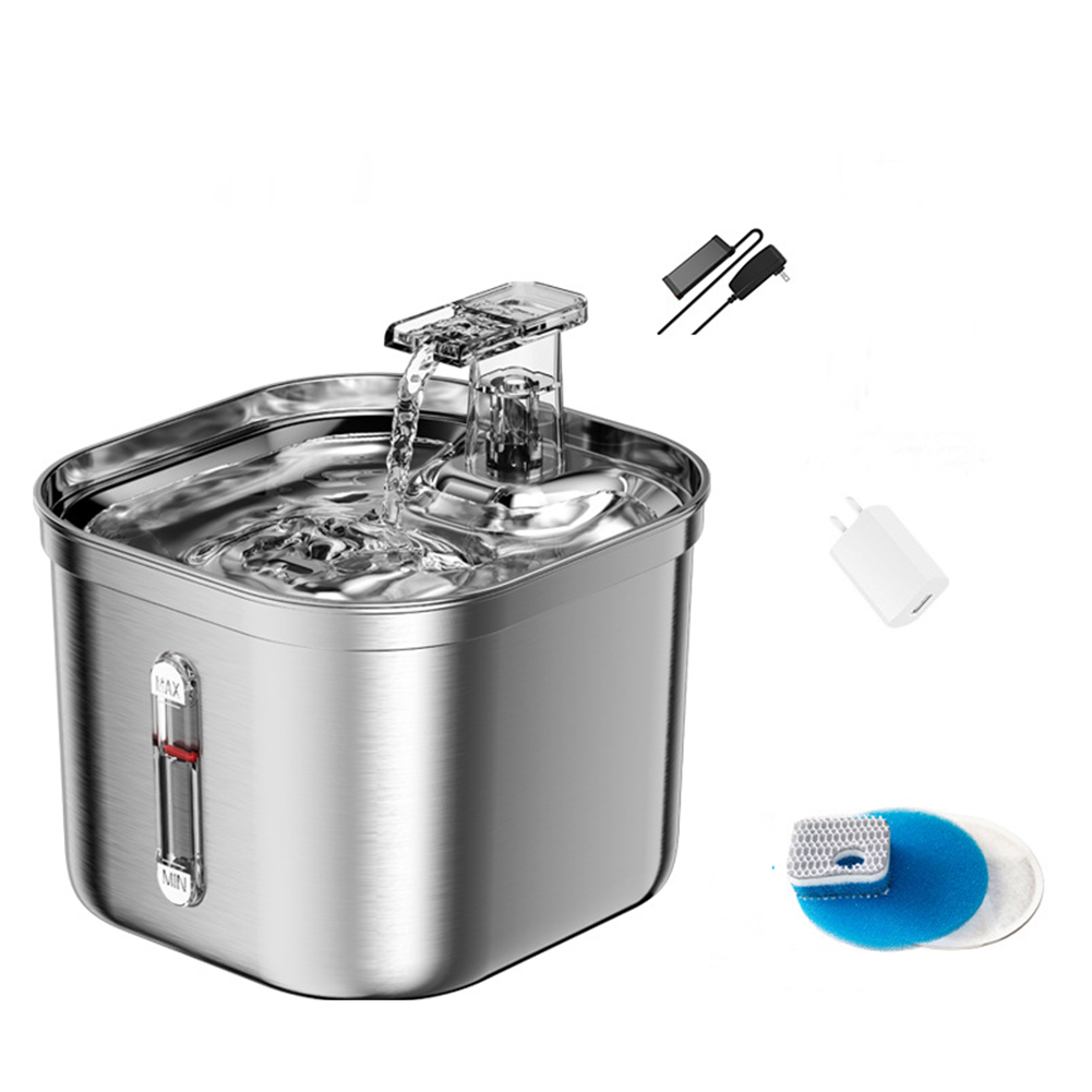 Pet Drinking Fountain 3 Levels Adjustable Constant Temperature Water Dispenser