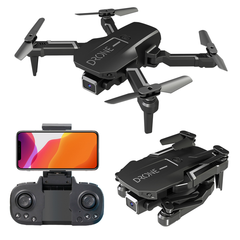 H3  Mini  Folding  Aircraft 4k Motion-picture Single/Dual Camera 4-axis Height Hover Remote Control Drone Single camera 4k 2 battery