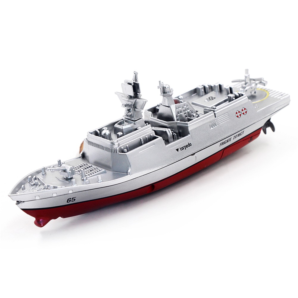 Wholesale 2.4G Remote Control Military Warship Model Electric Toys