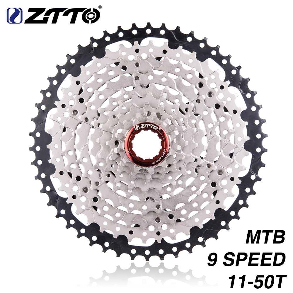 ZTTO Mountain Bike 9 Speed Cassette 50T MTB Fiets 9S  Bicycle Flywheel 9S 11-50T