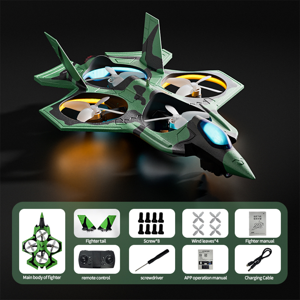 2.4G RC Aircraft with Camera Rechargeable RC Plane Foam RC Glider Model Toy