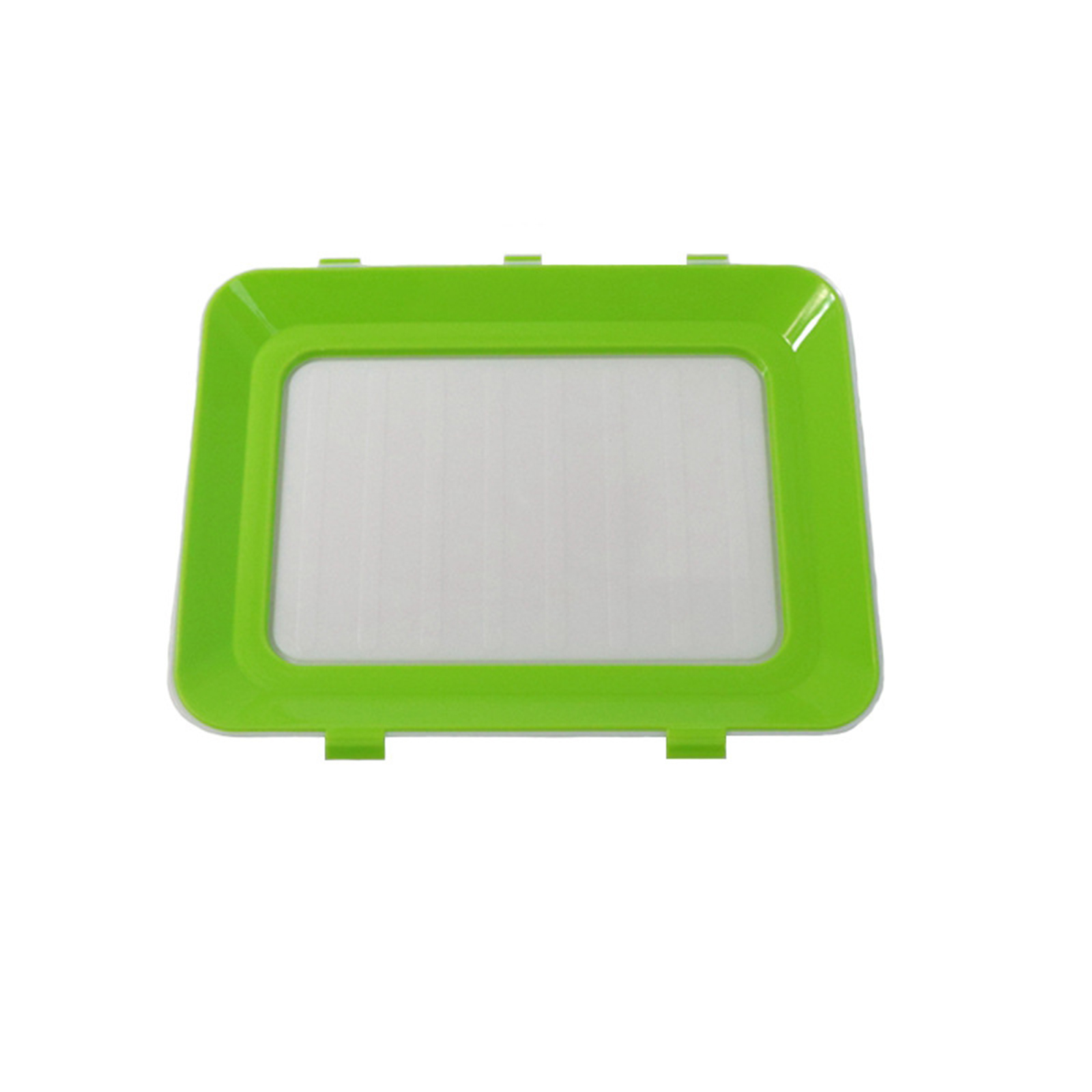 Food Preservation Tray, Large Capacity Reusable Stacking Food Storage Trays With Seal Buckles, Dishwasher Safe, For Storing Meal, Fruits, Vegetables, Meat, Leftovers green