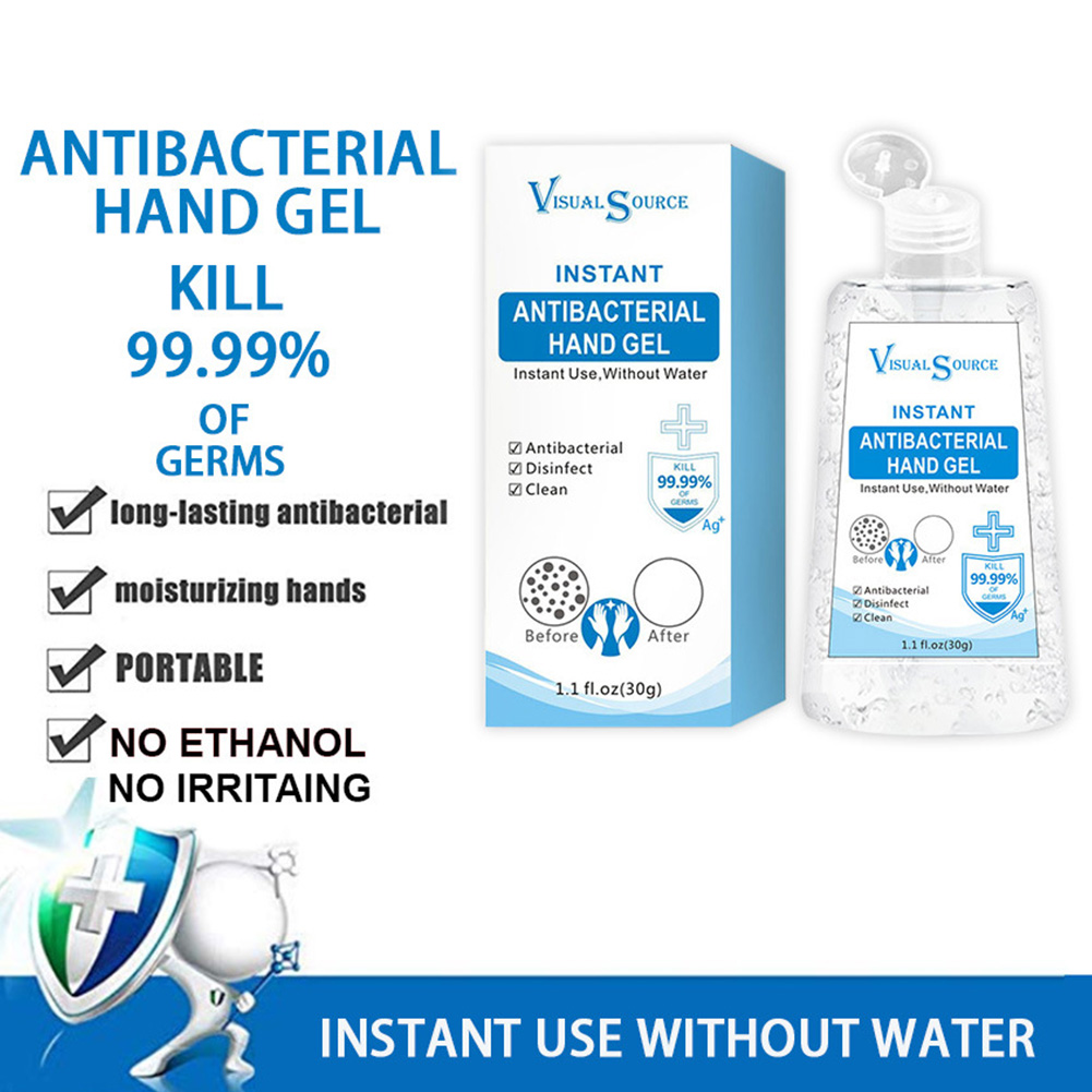 Antibacterial Hand Gel Silver Ion Bacteriostatic Antibacterial Liquid Alcohol-free Hand Sanitizer  30ml