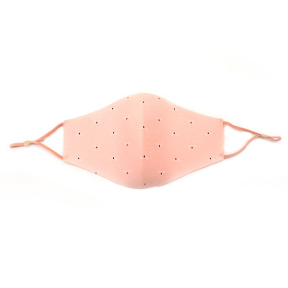 Drawstring Style Thin Mask Breathable Dustproof Ultra Soft Anti-fog for Women Men Pink Drawstring_One size