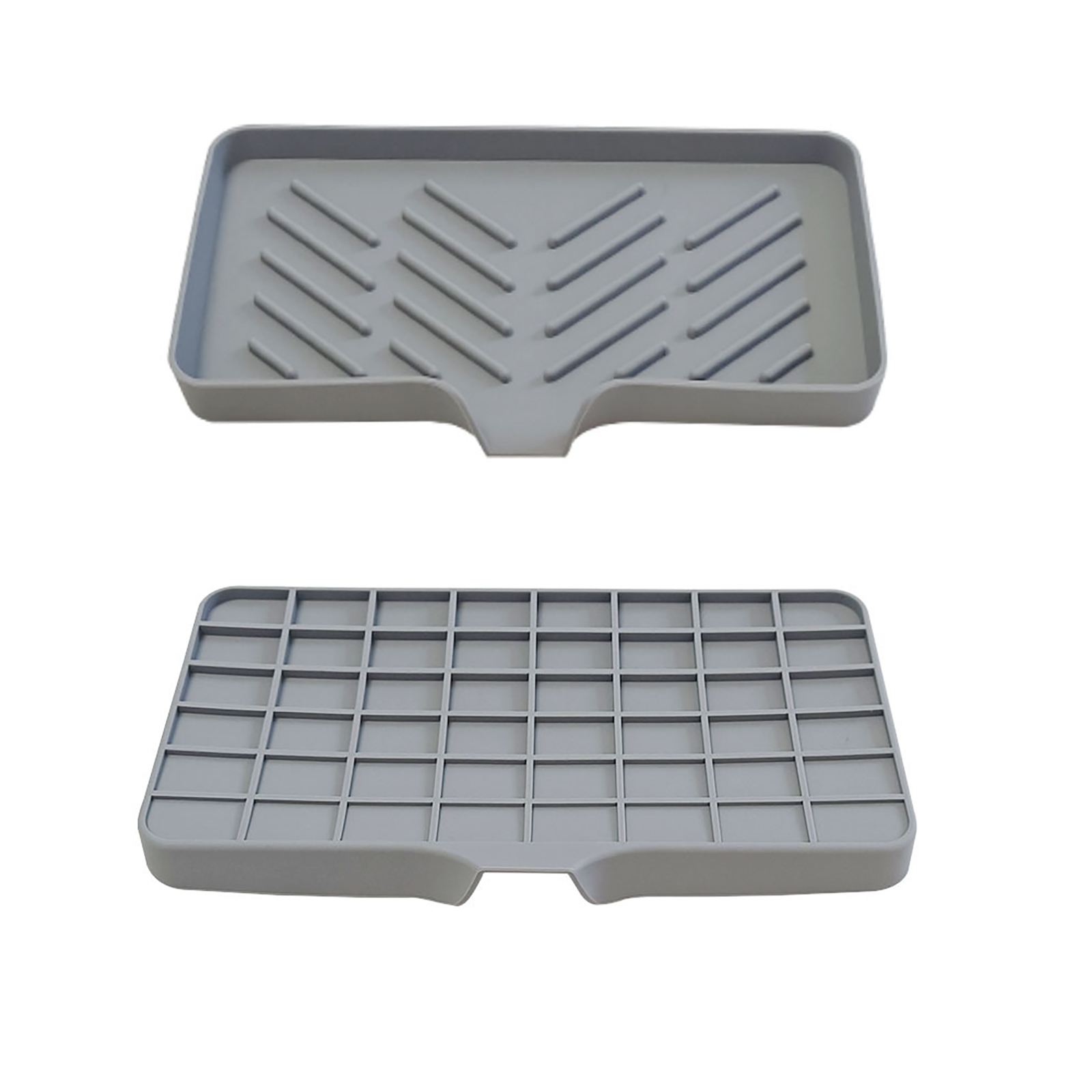 Silicone Bathroom Soap Dish Perforation-free Soap Box Drain Tray Multifunctional Tray