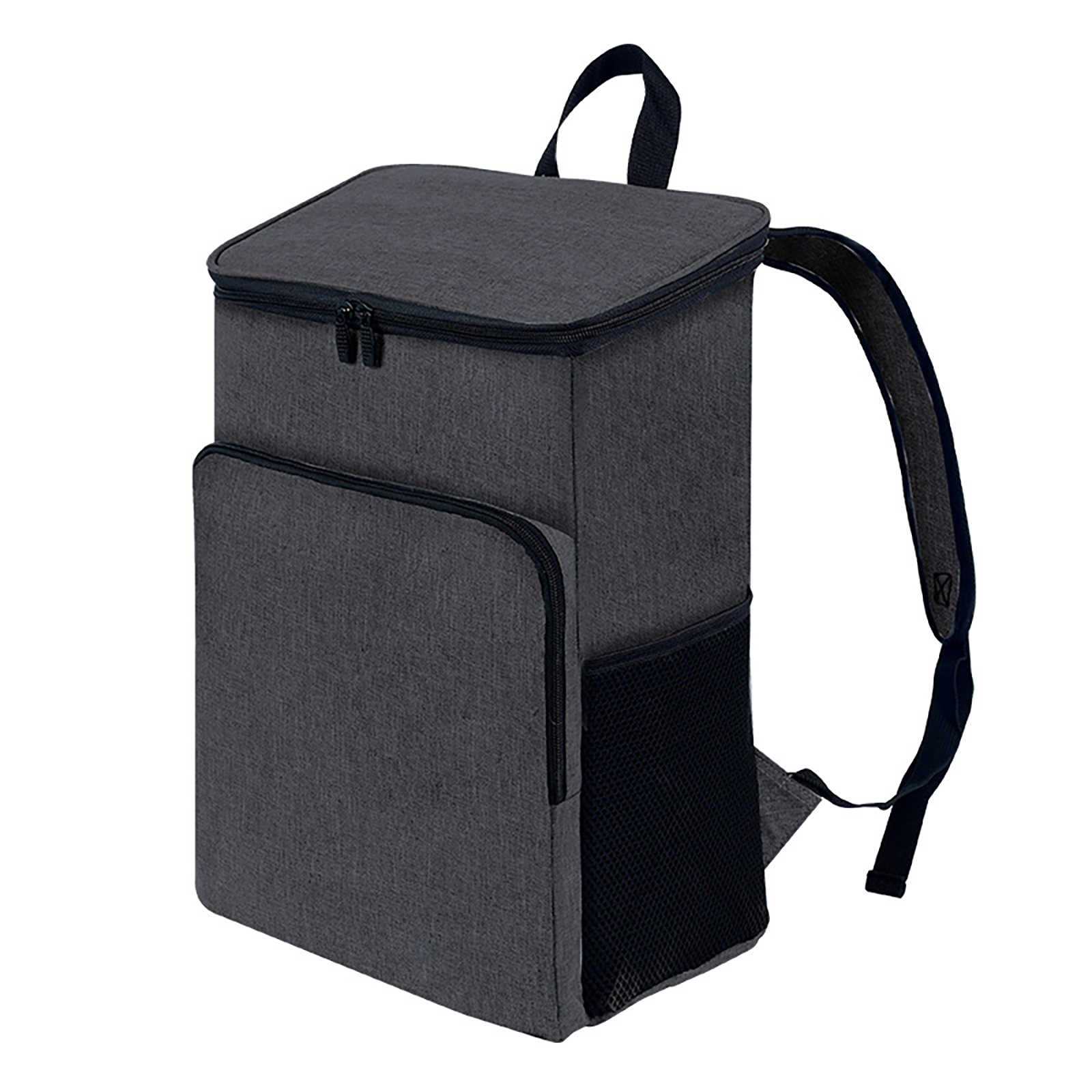 Backpack Cooler, Ice Chest Backpack With Leak-proof Lining, Adjustable Shoulder Straps, Breathable Back Panel, Large Zippered Opening Insulated Backpack black