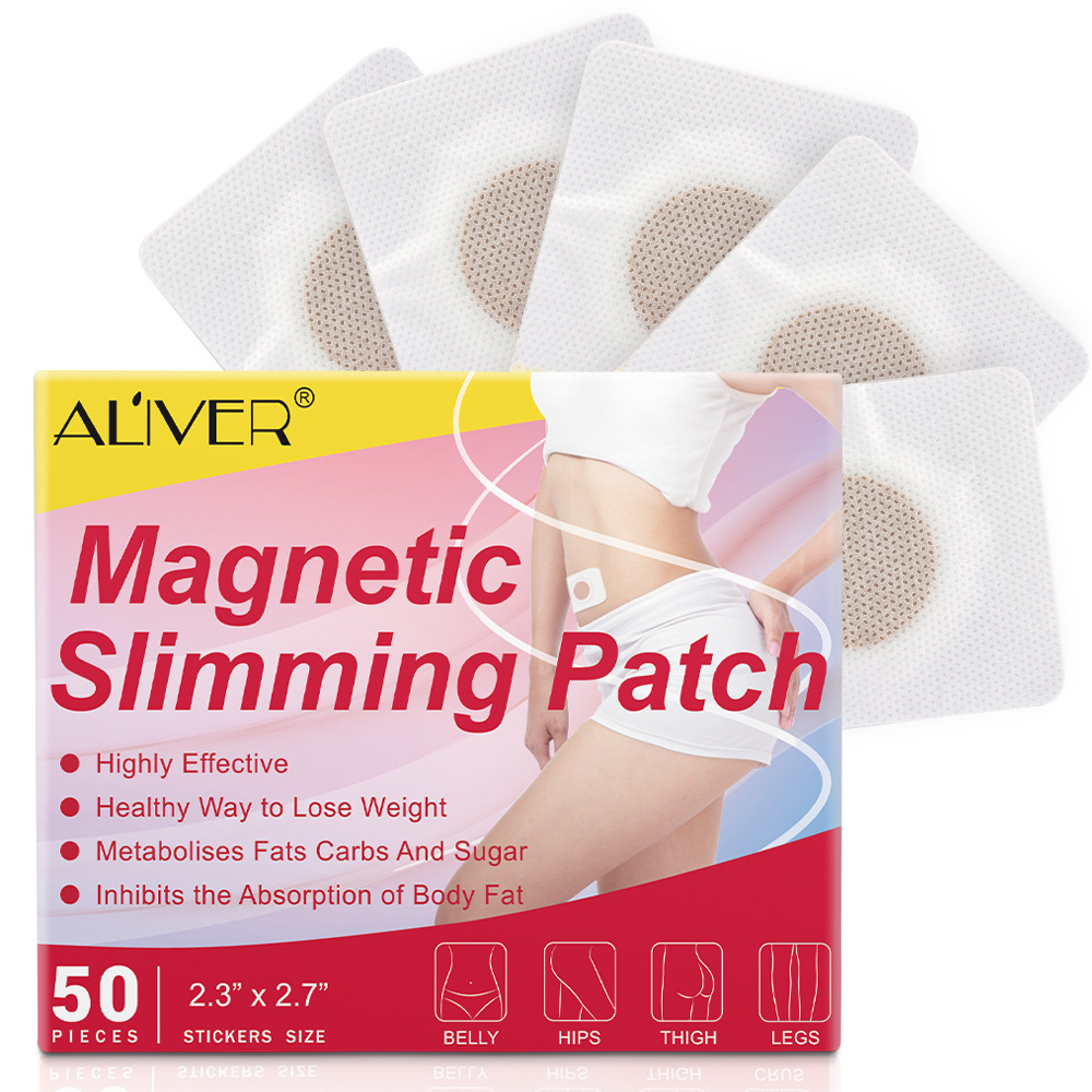 Wholesale 50Pcs/box Magnetic Slimming Patch Navel Sticker Natural Fat ...