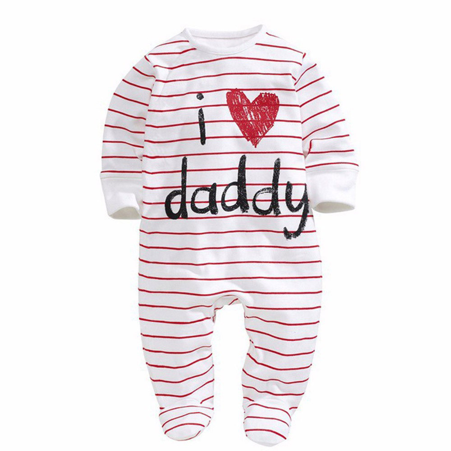 i love daddy baby clothes unisex