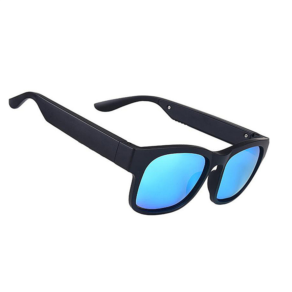A12 Bluetooth-compatible 5.0 Sunglasses Headphones 3-in-1 Smart Glasses With Microphone Sports Waterproof Wireless Stereo Speaker blue