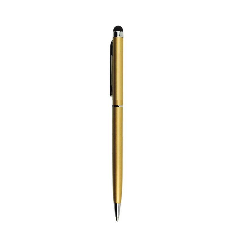 Universal 2 In 1 Touch Screen Stylus Pens For Ipad Iphone Samsung Tablet All Mobile Phones Tablet PC Golden