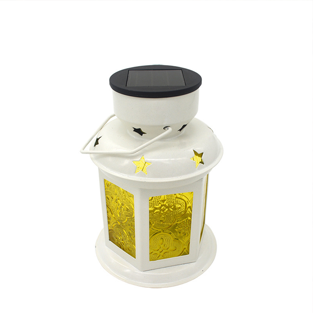 Solar Power Led Hanging Wind Lamp Vintage Lanterns Light Decoration