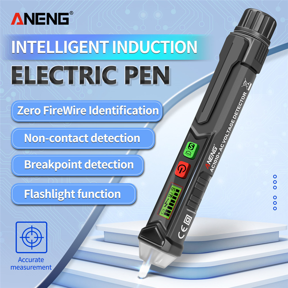 Non-Contact AC Voltage Detector LCD Digital Display Test Meter Electeic Pen With Adjustable Sensitivity Volt QZ03110