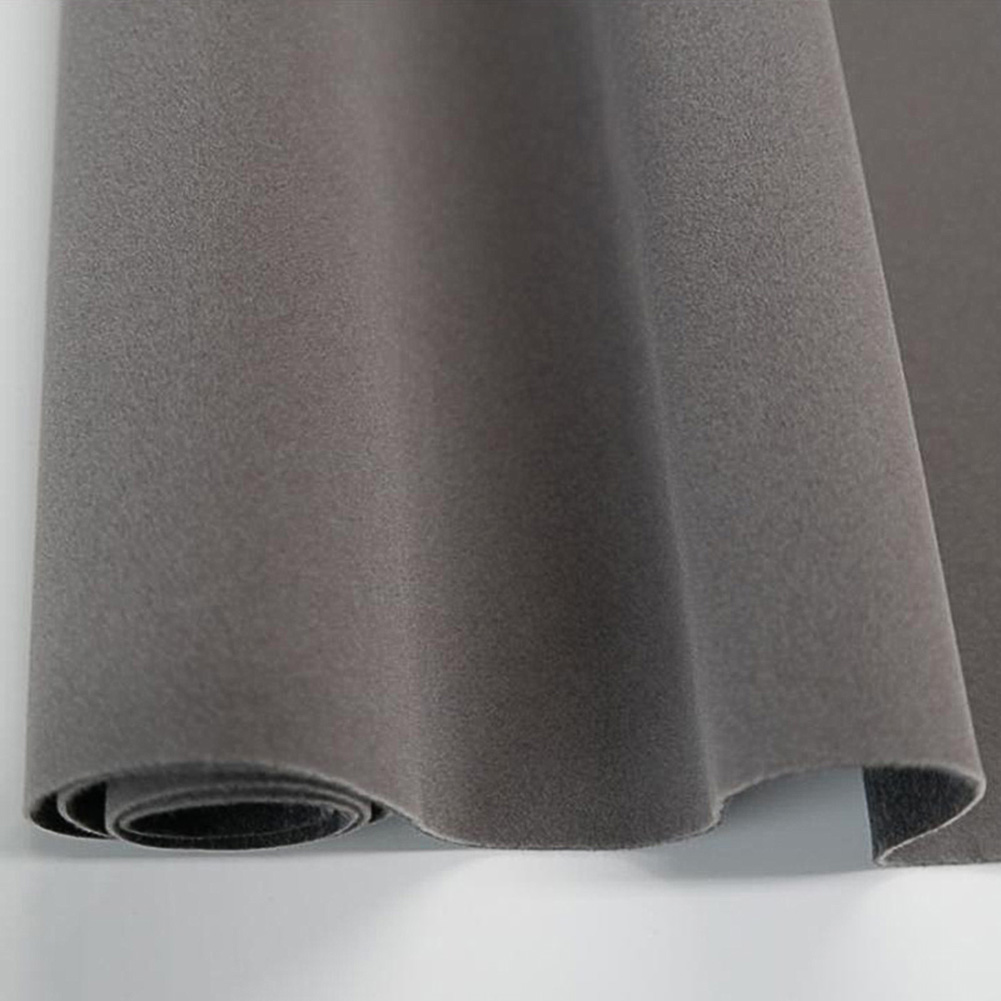 45 * 200cm Self-adhesive Velvet Flock Liner Jewelry Contact Paper Craft Fabric Peel Stick Dark gray