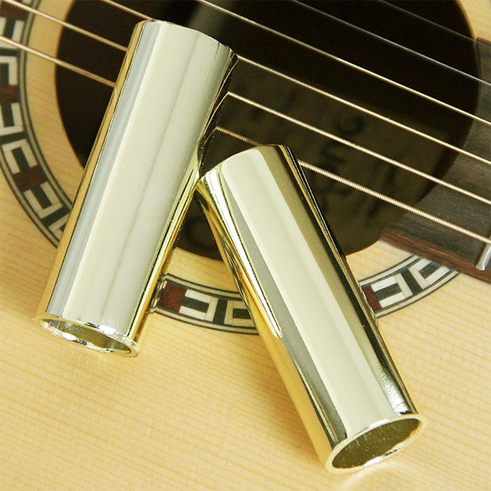 Brass Bass Guitar Slide Guitar String Finger Tube Slider for Stringed Instrument Ukulele Parts