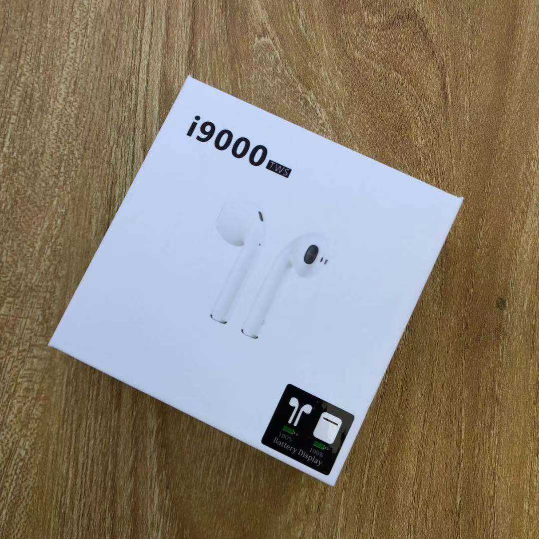 i9000 TWS 1:1 In-ear Wireless Earphone 8D Super Sound Earbuds Pop-up Bluetooth 5.0 Earphones Pk i60 i80 i200 TWS white