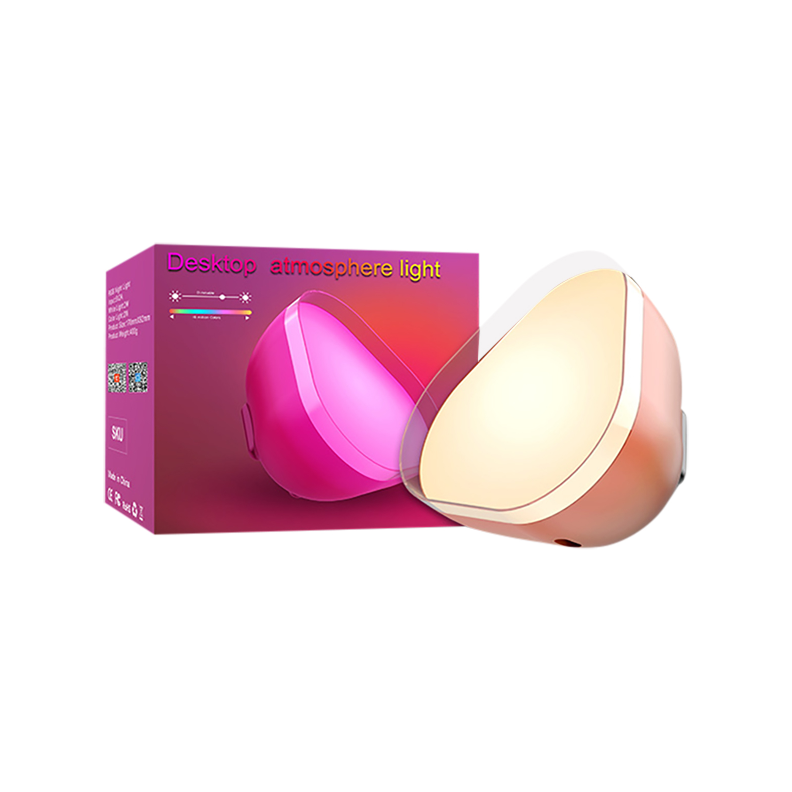 WIFI Smart Night Light RGB Color Changing App Control Rechargeable 2600mAh Battery Timer Function For Bedroom Hallway Cabinet Closet Stairs Tuya WIF version