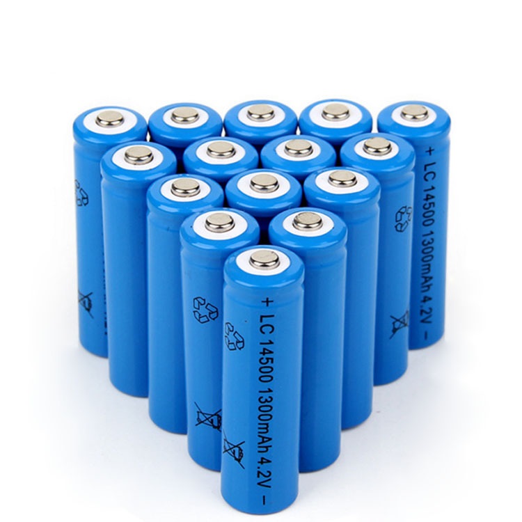 Wholesale 10PCS ICR 14500 Li-ion AA Rechargeable Battery 750mAh 3.7V ...