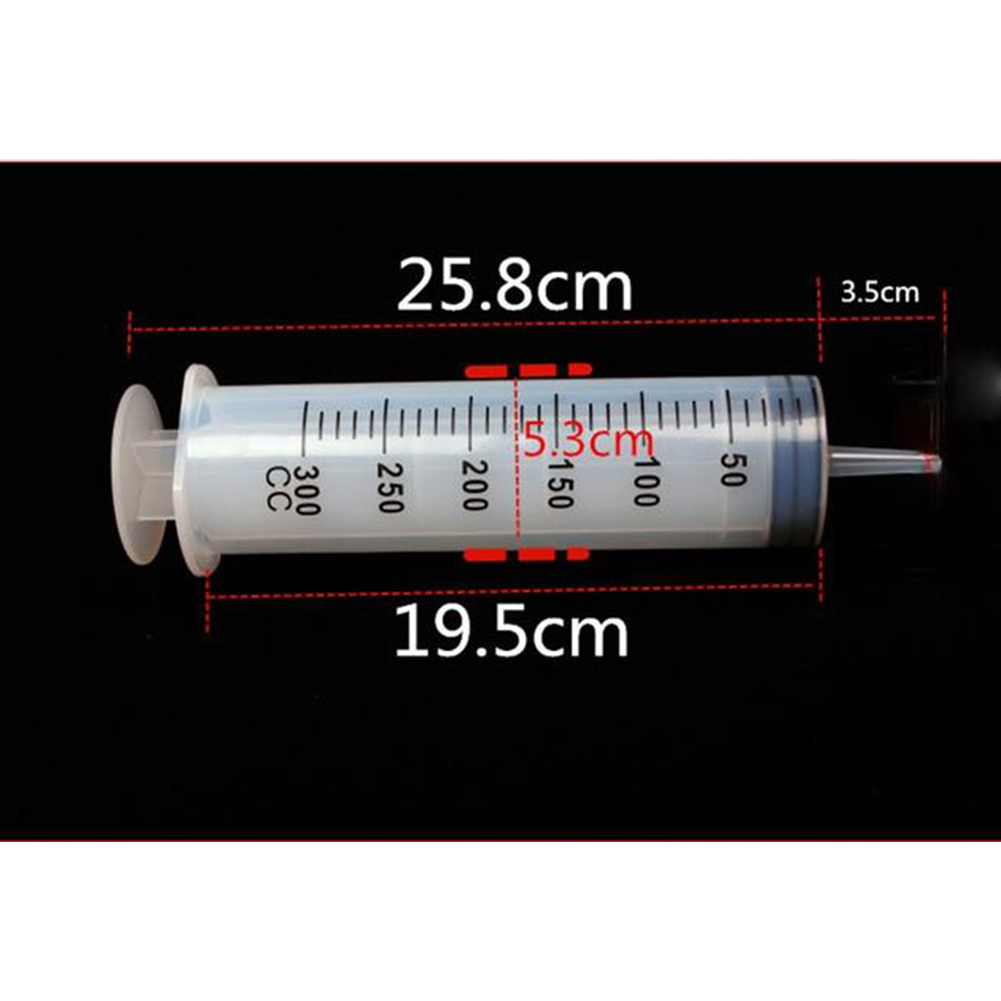 Multi-function Syringe Large Capacity Thick-mouthed Perfusion Function For Feeding Enema Oil Pumping Dispensing 300ml