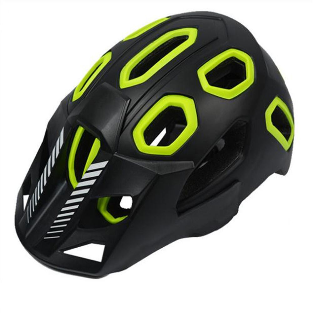 Riding Helmet Bicycle Floppy Hat Mountain Bike Helmet for Women and Men dark green_One size