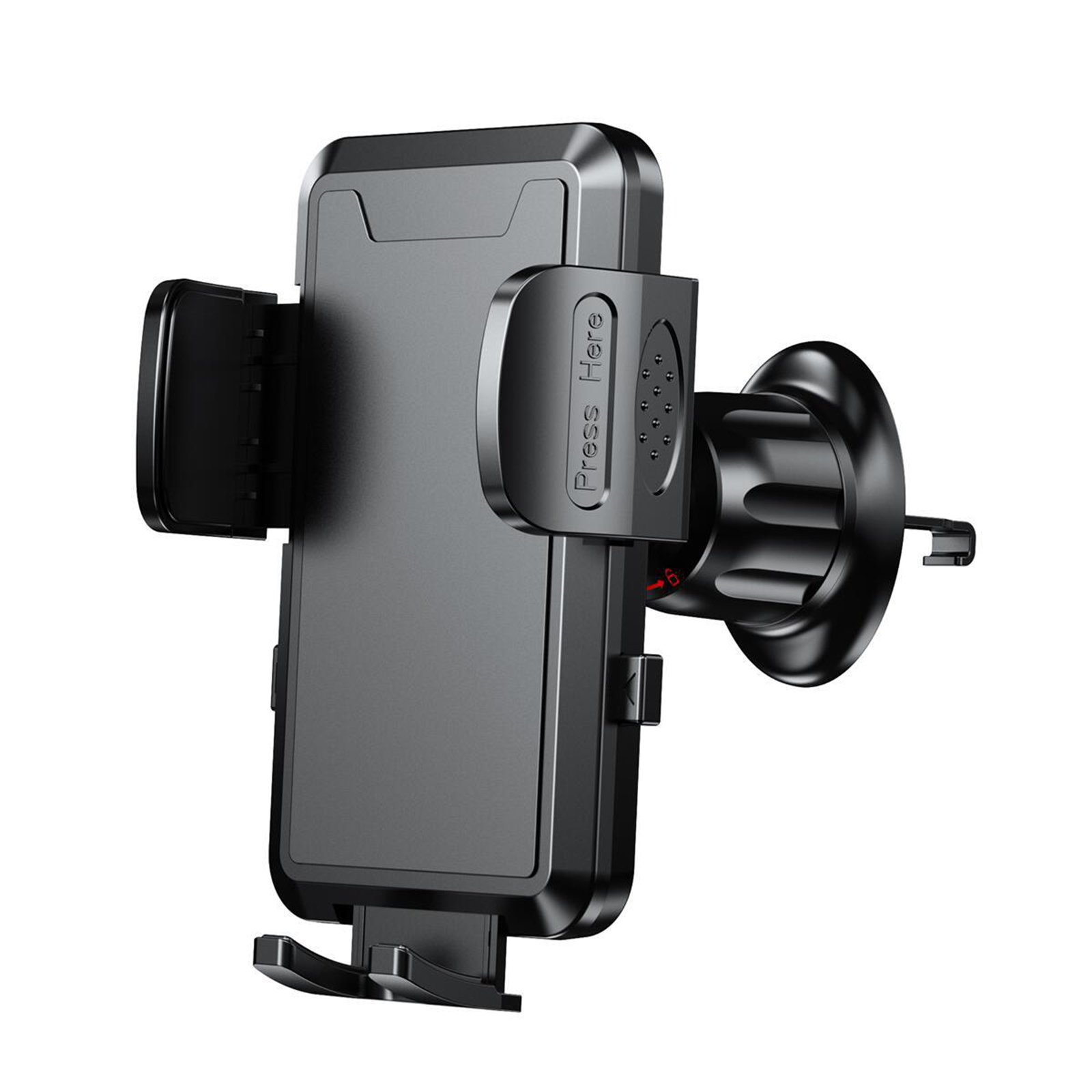 Car Phone Holder Vent Mount 360° Rotate Hands Free Cell Phone Holder Air Vent Automobile Cradle For All Smartphone black