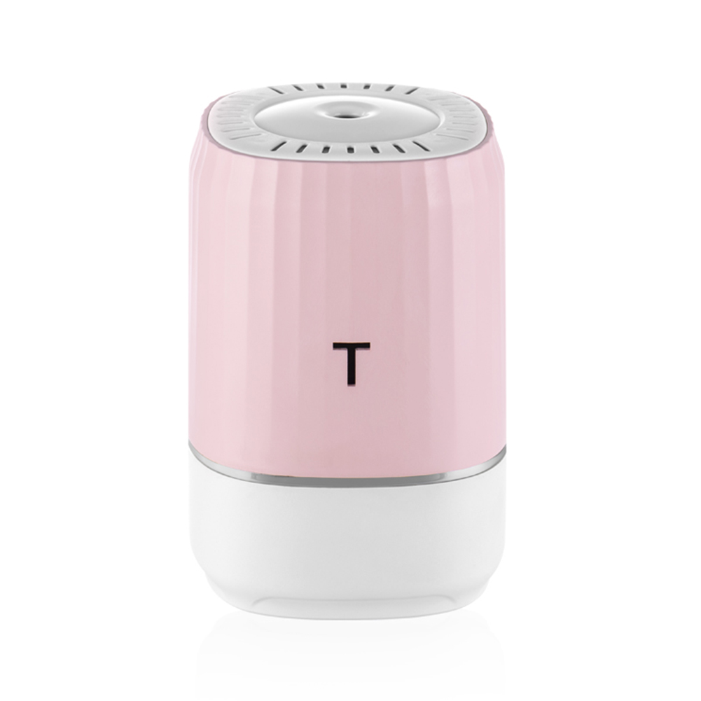 Humidifier Ultrasonic Mini Diffusers Car Air Purifier Aroma USB Mist Fogger for Home Car Pink