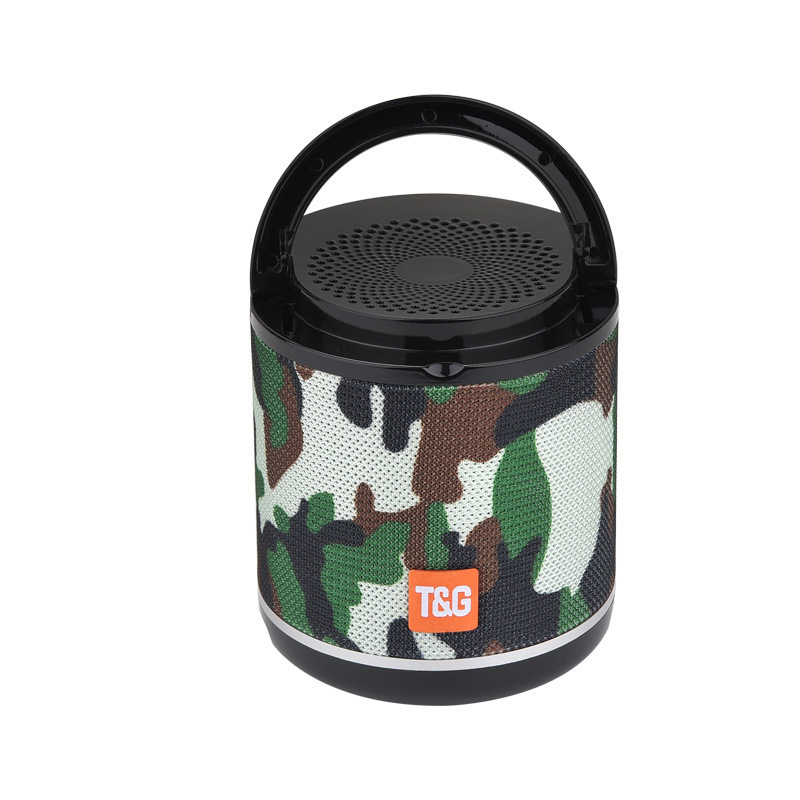 TG518 Bluetooth Speaker Phone Holder TWS Series FM Card Subwoofer Wireless Outdoor Portable Bluetooth Small Speaker camouflage