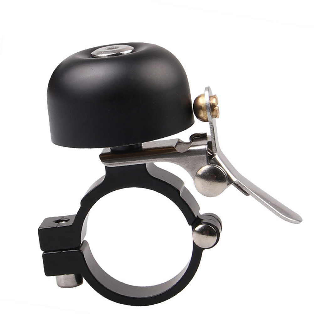 Universal Retro Mountain Bike Bell Bicycle Brass Folding Scooter Super Ring Speaker black