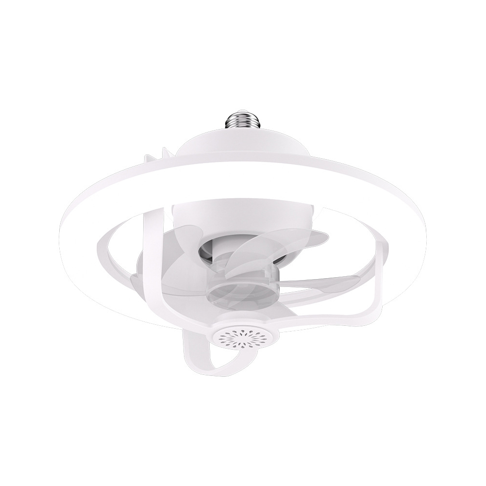 Multi-Directional Ceiling Fan With Lights Modern Indoor Ceiling Fans Lamp Fixture Adjustable Wind Speeds RGB LED Fan E27 Lamp