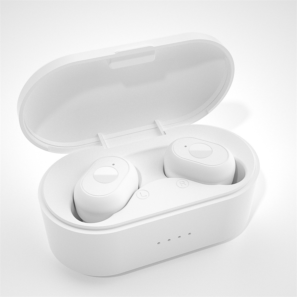 Tws Wireless Bluetooth-compatible  Earphones Low-latency Noise Cancelling Sports Headphones Ultra Long Standby Gaming Earbuds Y80 White