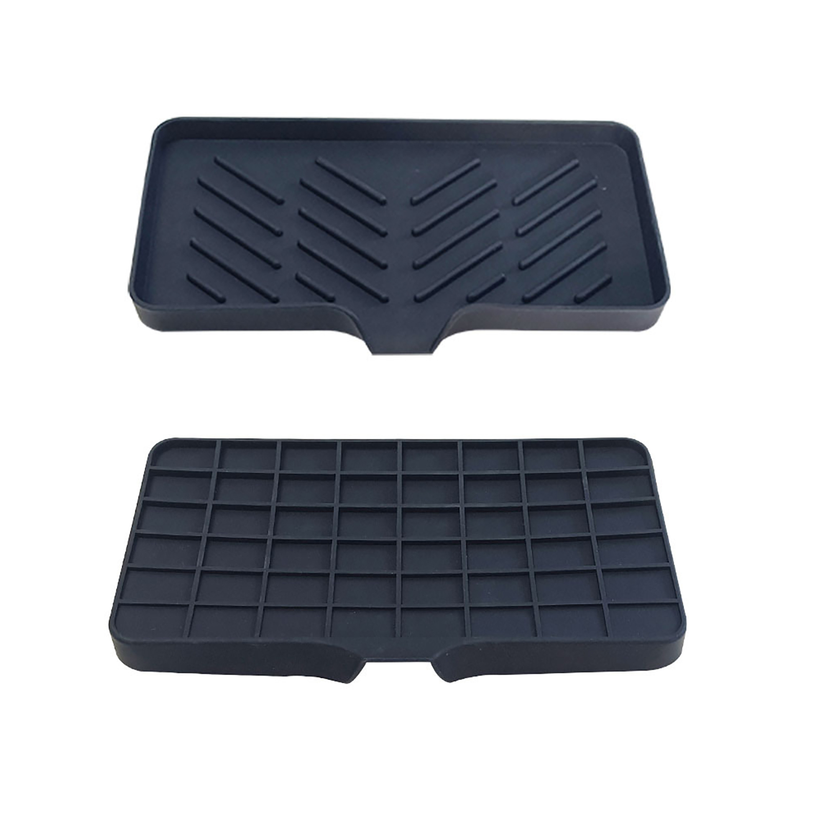 Silicone Bathroom Soap Dish Perforation-free Soap Box Drain Tray Multifunctional Tray