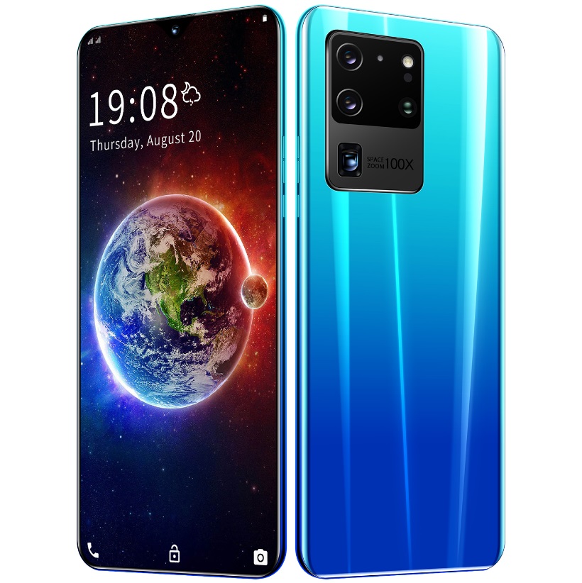 6.26 inch S20U Smartphone RAM1GB+ 8GB ROM Bluetooth 5.0 Android 5.1 HD720*1560 Screen Cellphone Light blue_European plug