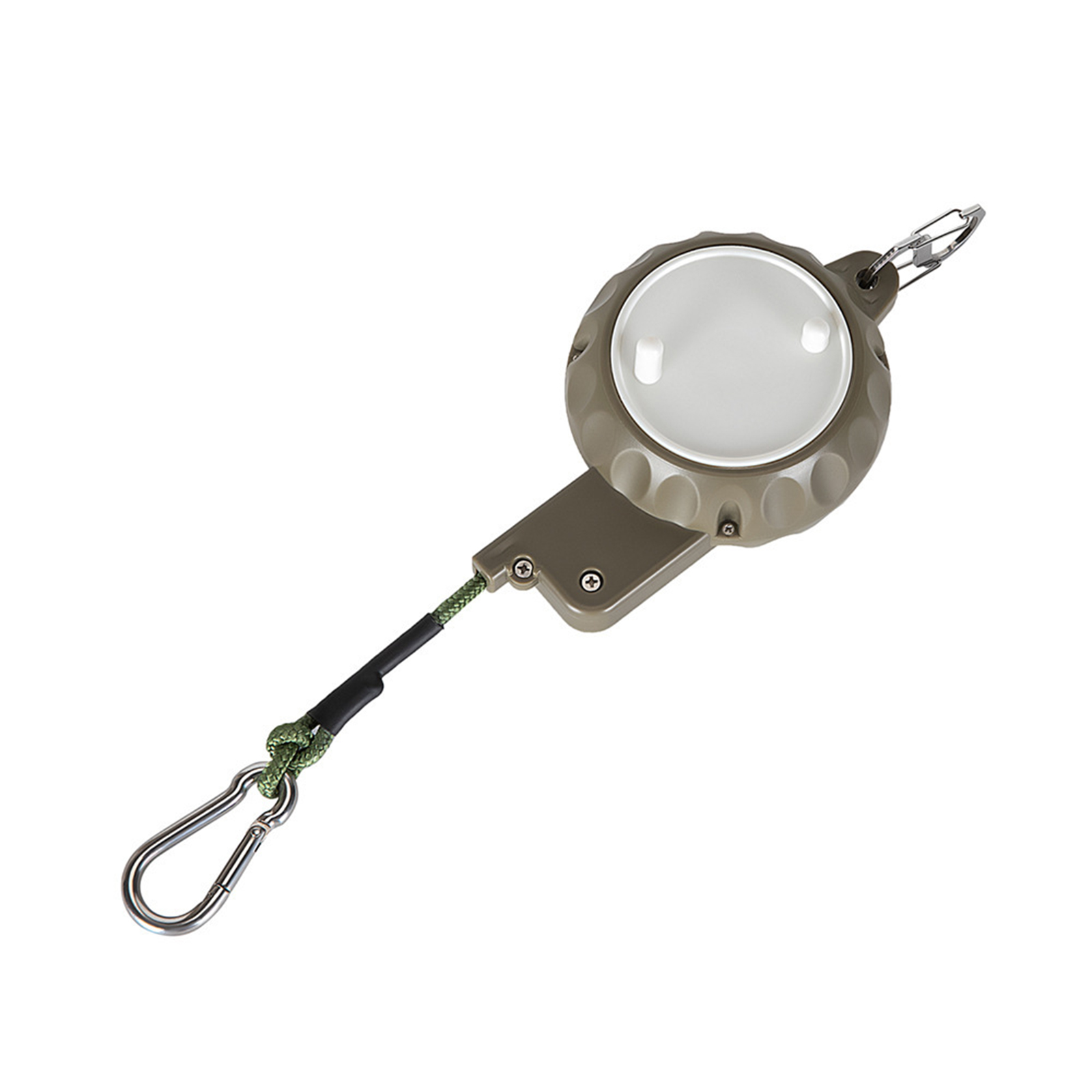 Outdoor Convenient Umbrella Rope Tactical Rope Feeder Quickly Cuts The Rope Without Knotting Or Winding The Storage Box Army Green